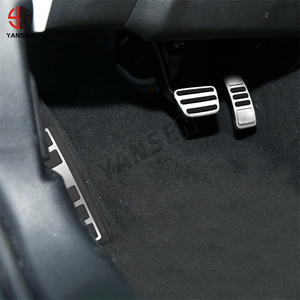 Pedal de freno de coche, acelerador, reposapiés de Gas, cubierta de almohadilla para Ford New <span class=keywords><strong>Fiesta</strong></span> MK7 2008 2009 2010 2011 2012 2013, accesorios - Product Image 5