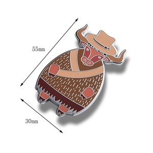 Customized Cow Hard Enamel Gift Tourist Souvenir Promotion Fridge Magnet - Product Image 4