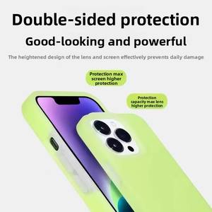 <span class=keywords><strong>Coque</strong></span> en gelée K97 avec étui <span class=keywords><strong>de</strong></span> <span class=keywords><strong>protection</strong></span> en silicone anti-goutte en velours Convient pour Apple 14, 15, 16, 17 air PRO MAX étui le plus vendu - Product Image 4