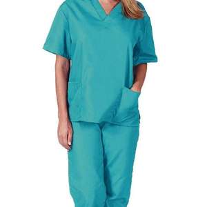 Nuevo estilo hospitales colores OEM impreso enfermera quirúrgica traje Scrub uniforme Unisex conjuntos sueltos transpirables para salones de belleza - Product Image 5