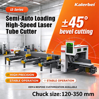 Mesin Pemotong Pipa Laser CNC Semi-Otomatis dengan Chuck Pneumatik untuk Baja Tahan Karat