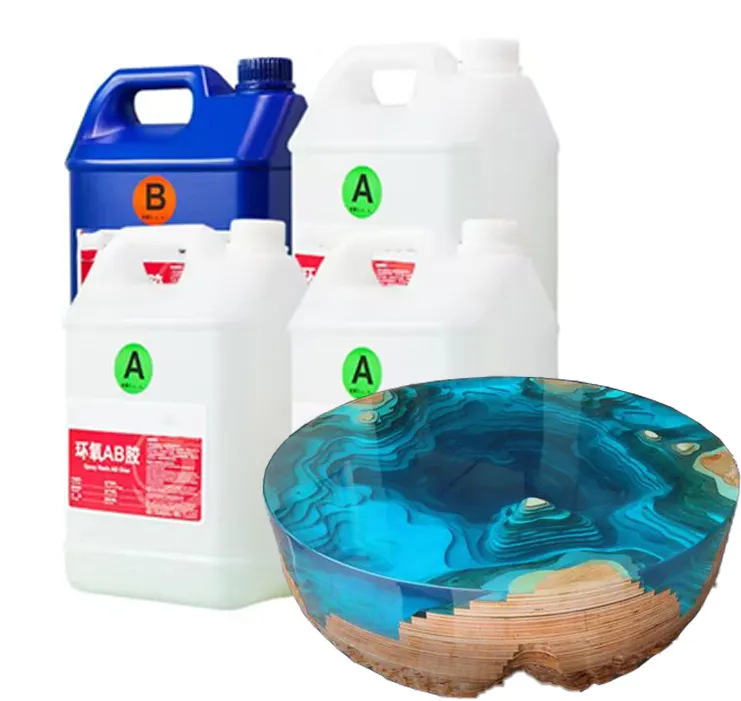 Ab Glue Quick Curing Crystal Clear Epoxy Resin For Wood River Table/epoxy Resin