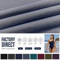 Tela Tricot Ecológica, Suave y de Secado Rápido, 220 g/m², 82% Nailon, 18% Elastano, para Trajes de Baño, OEM/ODM