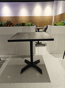 Ensemble table et chaises <span class=keywords><strong>de</strong></span> <span class=keywords><strong>jardin</strong></span> d'extérieur <span class=keywords><strong>en</strong></span> pierre frittée et <span class=keywords><strong>aluminium</strong></span>, empilable pour deux personnes, mobilier simple - Product Image 4