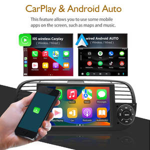 Android 13ダッシュボードGPS IPSタッチスクリーンカーオーディオプレーヤー2GB DSP Wifiワイヤレスカープレイフィアット500 RAMテレビ用ステレオ付き - Product Image 5