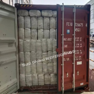 Trapos de Algodón 100% Blancos para Absorción de Aceite, 20 kg Cada Uno, Trapos de Limpieza - Product Image 1