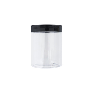 47MM-Rib 25ml-120ml PET gıda sınıfı geniş ağız kavanoz aperatifler için şeker için vida üst salata çikolata fındık çiçekler çay bebek maması - Product Image 5