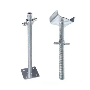 28mm 38mm 30mm 600mm 500mm điều chỉnh Jack cơ sở Jack trọng lượng U đầu giá của giàn giáo