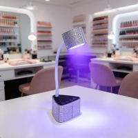 Lampe UV LED mini portable rechargeable populaire avec support pour vernis à ongles en gel, séchoir à ongles sans fil pour la polymérisation de la résine