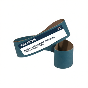 สายพานขัดผ้าเซอร์โคเนียม Ttake Ab2000 ขนาด 1000x100 มม. สำหรับขัดและขัดเงาโลหะ - Product Image 2