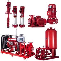 Pompe à eau verticale XBD haute pression pour hydrant, sprinkler, booster et stabilisateur pour la lutte contre les incendies commerciaux
