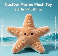 Jouet en peluche animal marin avec options de design et de couleur