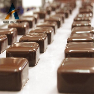 เครื่องเคลือบช็อกโกแลตแบบอัตโนมัติสำหรับโดนัทขนาดเล็ก ขนมหวาน และอื่นๆ พร้อมระบบทำความเย็นและสายพานลำเลียง - Product Image 6