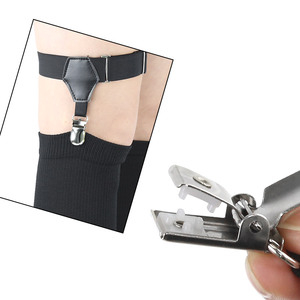 Vendita Diretta dalla Fabbrica: <span class=keywords><strong>Calze</strong></span> a Tubo Medio <span class=keywords><strong>con</strong></span> Fibbia per Gamba, Giarrettiera Antiscivolo, Cintura Decorativa per Donne - Product Image 6