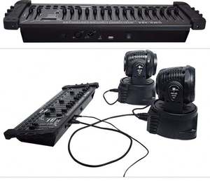 Controlador DMX512 de <span class=keywords><strong>384</strong></span> Canales, Consola <span class=keywords><strong>DMX</strong></span> Profesional para Iluminación de Escenarios, Equipo de Control de Luces LED Móviles, Láser para DJ, Discoteca, Par 6A - Product Image 3