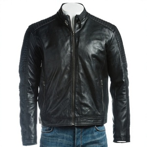 Premium Real Sheep Hide Leather Jacket For Men Fashionable And Long Lasting Comfort Durable <b>Classy</b> Outerwear Soft Premium Style - Product Image 2