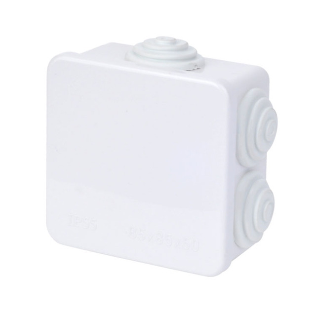 clear Pvc Boxes IP65 Waterproof Junction Box 80*50mm Plastic Box ABS PC Cable Gland