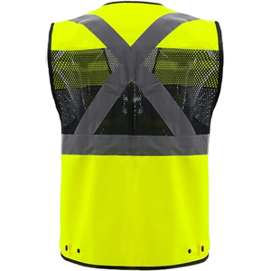 <span class=keywords><strong>Gilet</strong></span> <span class=keywords><strong>de</strong></span> <span class=keywords><strong>sécurité</strong></span> fluorescent <span class=keywords><strong>jaune</strong></span> haute visibilité léger et durable, matériau à séchage rapide, <span class=keywords><strong>gilet</strong></span> <span class=keywords><strong>de</strong></span> <span class=keywords><strong>sécurité</strong></span> multifonctionnel pour la construction - Product Image 2