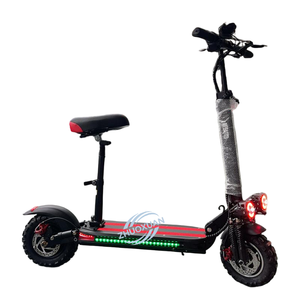 Trottinette électrique pliable pour adultes XINBANGYANG QS-109, 11 pouces, double moteur 2400W, 48V, en alliage d'aluminium, avec siège - Product Image 1