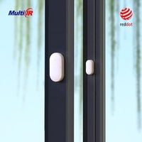 Sensor de Puerta Zigbee, Sensor Inteligente para Puertas y Ventanas, Sensor de Contacto para Seguridad del Hogar, Detector de Apertura de Puerta con Notificación de Alerta