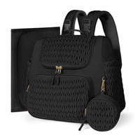 Sac à langer pour bébé réutilisable et écologique avec logo personnalisé, sac à dos de voyage multifonctionnel de grande capacité et de haute qualité