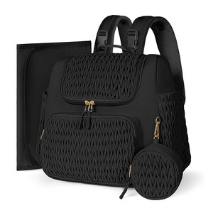 Kunden spezifisches Logo Baby Wickelt asche Mommy Bag Große Kapazität Hochwertige multifunktion ale Reise rucksack Isolation tasche - Product Image 3