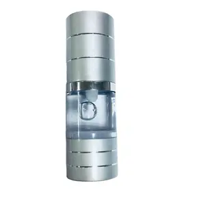 15ml Airless Cosmetic Pump Bottle Silver
