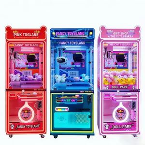 King Rainny 2 Crane PP Cheap Players Happy Lollipop Model Human Ball PCB Chinese Vending Hook Toys Claw Machine 467865 English - Product Image 5