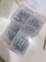 Lames de chasse à 2 aiguilles en acier inoxydable de 1,97 pouce de diamètre de coupe, 100 grains, pour la chasse aux gros animaux