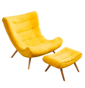 Modern Leisure Fabric <b>Sofa</b> Chair for Dining Bedroom Hotel and Apartment for Living Room and Balcony Use - Product Image 2