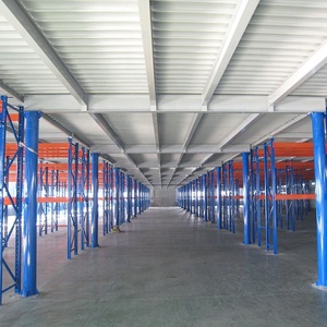 Tùy chỉnh q235b kim loại tầng lửng gác mái Kệ gác xép nền tảng thép kho văn phòng nhiệm vụ nặng nề tầng lửng Hệ thống kệ - Product Image 3