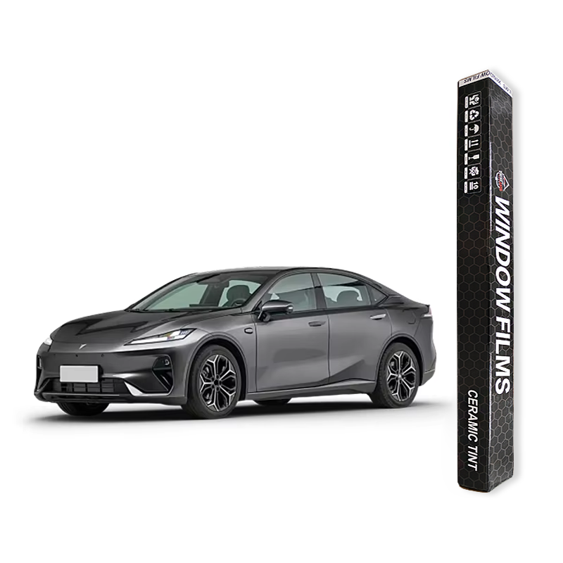 Film Teinté Nano Céramique VLT 70% Anti-Chaleur Pour Voiture - Protection UV, Rejet Chaleur & Sécurité - 152x50 Cm Clair