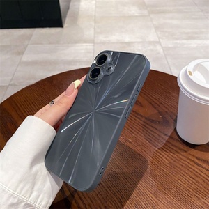 Luxury Electroplate Laser Back <b>Cover</b> With Camera Lens <b>Protector</b> Phone Case for iPhone 16 16 Pro Max 15 14 13 12 - Product Image 5