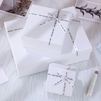 Boîte-cadeau d'anniversaire pour garçons de grande taille haut de gamme dossiers en aluminium vides exquis avec sens de niche pour les cérémonies