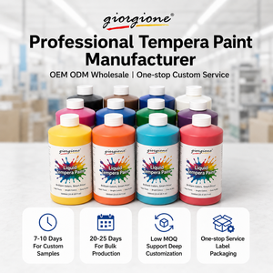 Peinture <span class=keywords><strong>Gouache</strong></span> Giorgione 12 Couleurs 1000ml pour Artistes, Fournitures Scolaires, Vente en Gros, Personnalisation Usine, Peintures Artistiques <span class=keywords><strong>Gouache</strong></span> pour Dessin - Product Image 5