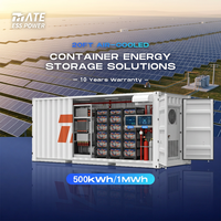 Système solaire BESS tout-en-un refroidi par air MATE 500KWH 1MWH, systèmes de stockage de batteries solaires Lifepo4 pour ferme solaire
