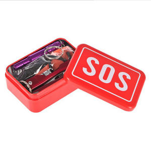 Vente en gros d'équipement <span class=keywords><strong>SOS</strong></span> de survie en plein air boîte d'auto-assistance de terrain d'urgence pour l'escalade activités décontractées et touristiques-pour le camping la randonnée - Product Image 6