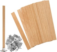Mèches en bois, mèches de bougie, mèches de bougie en bois, mèches en bois de type simple