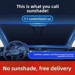 Parasol para <span class=keywords><strong>Coche</strong></span>, Cortina Opaca Aislante del Calor, Cubierta para Parabrisas Delantero, <span class=keywords><strong>Sombrilla</strong></span> para Ventanas <span class=keywords><strong>de</strong></span> PVC - Product Image 2