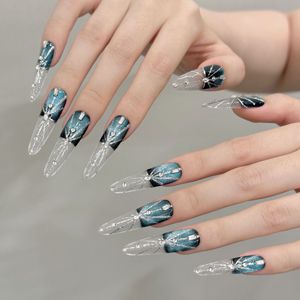 10 <span class=keywords><strong>Uñas</strong></span> Acrílicas Largas Hechas a Mano, <span class=keywords><strong>Uñas</strong></span> <span class=keywords><strong>Postizas</strong></span> de Diseño al por Mayor, <span class=keywords><strong>Uñas</strong></span> a Presión - Product Image 5