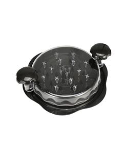 Déchiqueteuse de viande visible à bande antidérapante Outil de déchiquetage de poulet Twist avec brosse et fourchette pour porc boeuf poulet - Product Image 1