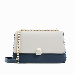 CHRISBELLA Wholesale Women PU Leather Chain Crossbody <strong>Bag</strong> New Fashion <strong>Patchwork</strong> Design Chain Ladies Shoulder <strong>Bag</strong> for Women 2026 - Product Image 6