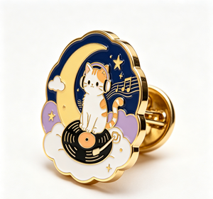 Custom Cat Enamel Lapel <b>Pin</b> Metal Brooch Zinc Alloy <b>Badge</b> Electroplated Fashion Gift - Product Image 4