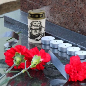 <span class=keywords><strong>Led</strong></span> pin năng lượng mặt trời Vườn nến trắng đèn không thấm nước nhấp nháy tưởng niệm mộ nến ánh sáng Nghĩa địa trang trí - Product Image 4