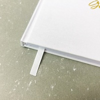 Carnet de croquis à couverture rigide en tissu de lin 2026, prix d'usine, livre d'or personnalisé pour mariage, fiançailles ou cadeau d'anniversaire