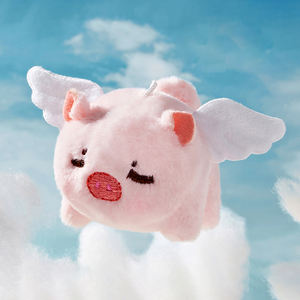 Promotionele Speelgoed Nieuw Ontwerp Spot Hot Style Schattig Vliegend Varken Pluche Hangertje Tas Sleutelhanger Op Maat Kawaii Pluche Knuffeldier Speelgoed - Product Image 6