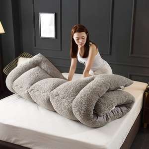 Matras Lantai Tatami Anti-Selip Ukuran Kustom ODM OEM dengan Logo, Matras Kasur Beludru Domba yang Lebih Tebal - Product Image 6