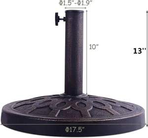 30lbs Base ombrellone per giardino, - Product Image 6