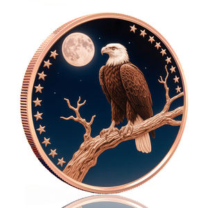 เหรียญกลมลายอินทรีหัวล้านสี UV ทองแดงแท้ 999 น้ำหนัก 5 ออนซ์ ดีไซน์พิเศษ ขายส่ง - Product Image 2