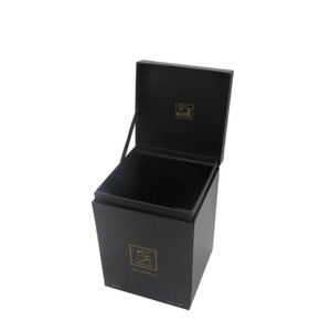 Luxury <b>Black</b> Gift Rigid Paper Box Tea <b>Cup</b> Perfume Custom Packaging Cologne Bottle Box - Product Image 1